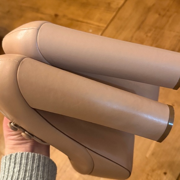 ANDREA WAZEN Double Jeu 165MM Platform Mary Jane Pumps Pink Size 40 - Picture 8 of 16